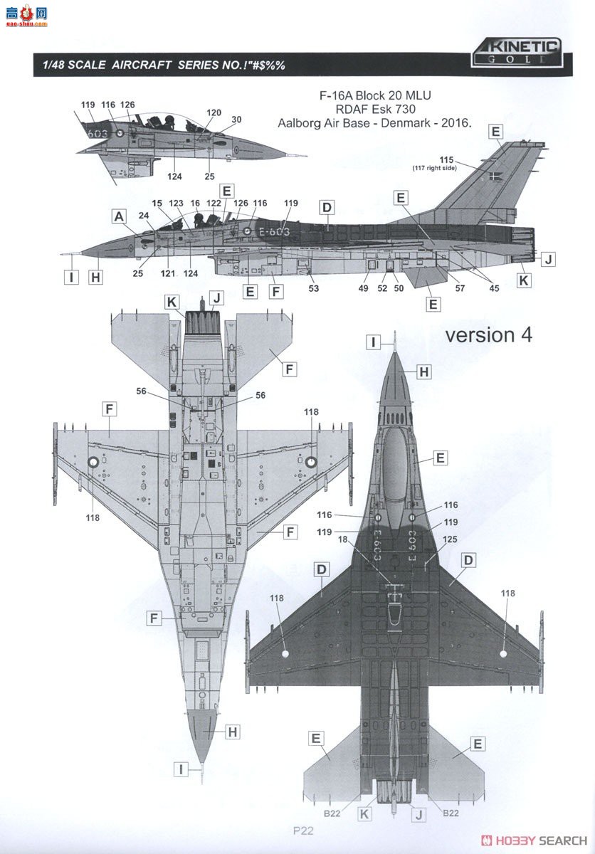 KINETIC 48100 F-16A MLU Լ