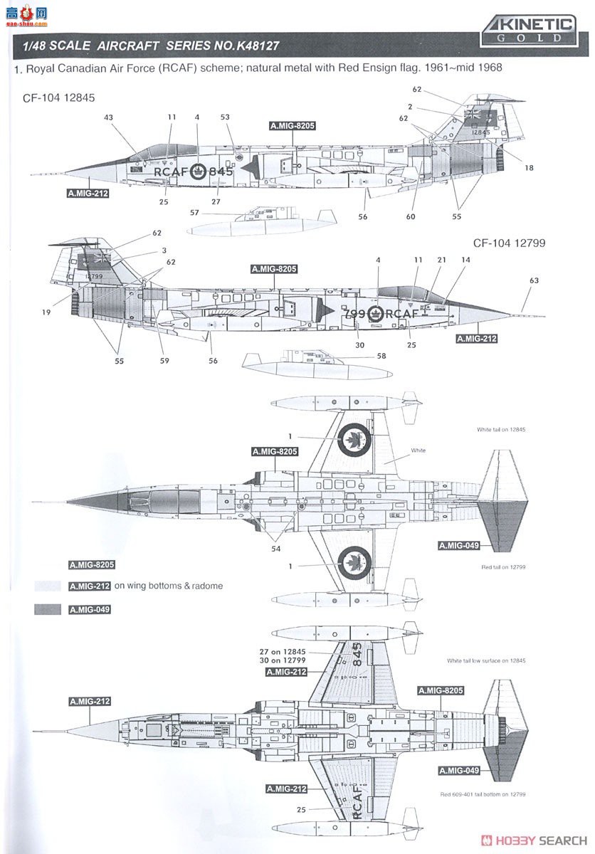 KINETIC 48127 CF-104 ôվǼս