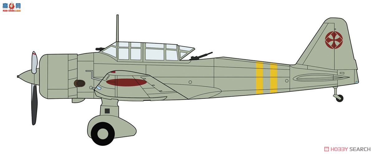 长谷川 02211 三菱 Ki-51 &amp; 三菱 Ki-48 双引擎轻型轰炸机 `和田飞行学校`（2机）