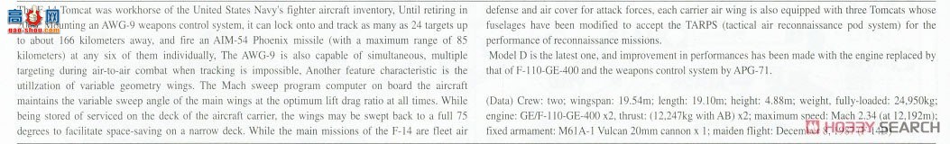 长谷川 战斗机 02406 F-14D 汤姆猫`VF-213 黑狮最后一次巡游`