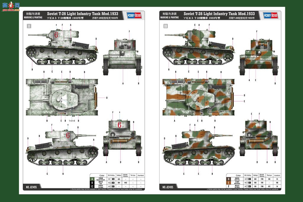 HobbyBoss ̹ 82495 T-26̹1933