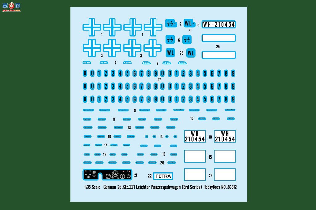 HobbyBoss װ׳ 83812 ¹Sd.Kfz.221װ쳵3Σ