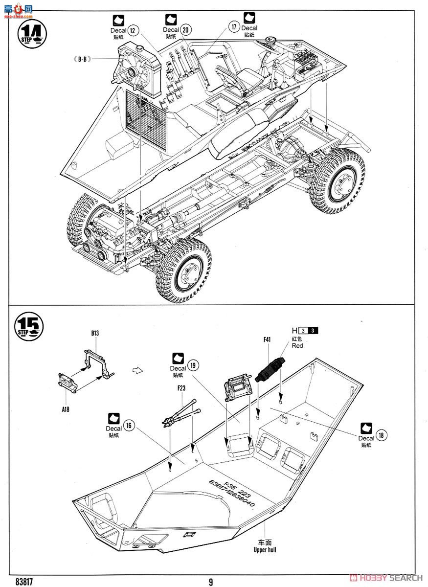 HobbyBoss װ׳ 83817 ¹Sd.Kfz.223װ쳵1Σ