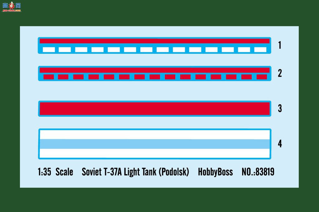 HobbyBoss ̹ 83819 T-37ˮ½̹(˹˳)-