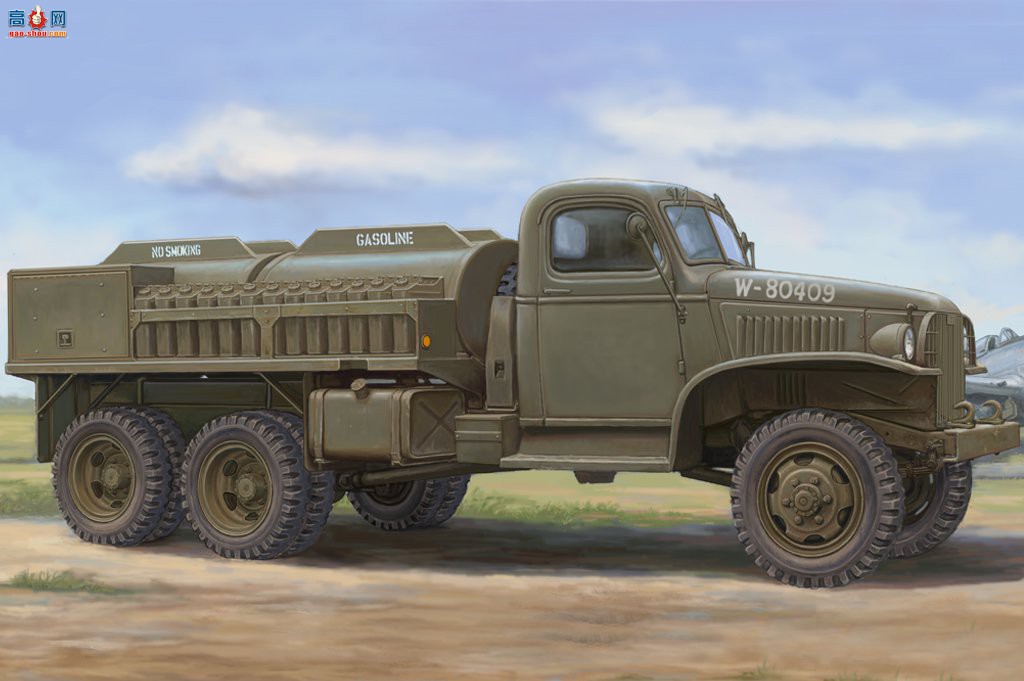 HobbyBoss 卡车 83830 美国GMC CCKW 750 加仑油罐车-