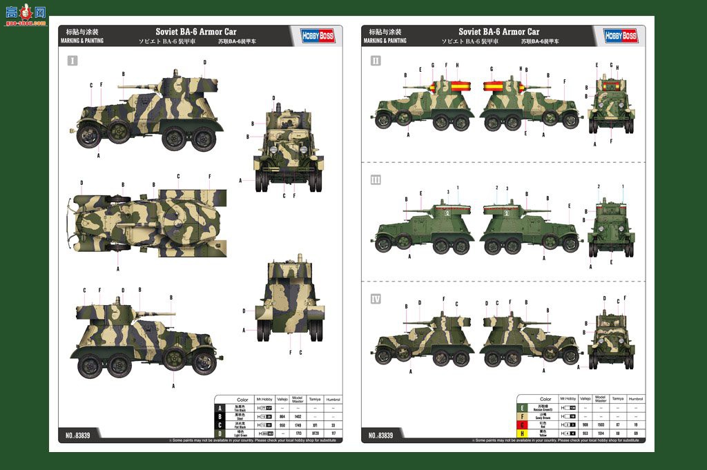 HobbyBoss 83839 BA-6װ׳