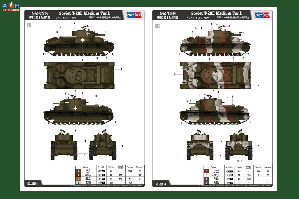 HobbyBoss ̹ 83854 T-28E̹(װ)