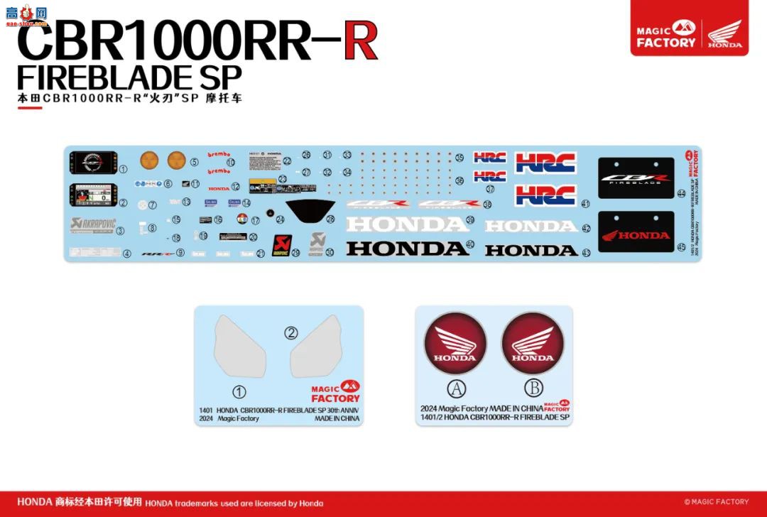 ħƷ 1/9 CBR1000RR-RSP ֻϼܣ