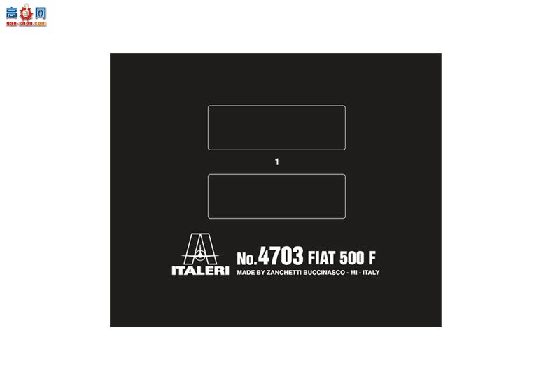  ITALERI  4703  500F 1968-