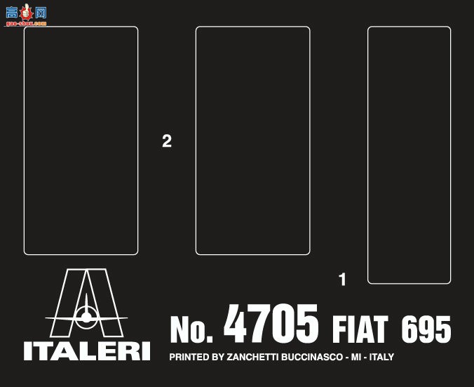  ITALERI  4705  ˹ 695SS/Asset Corsa-