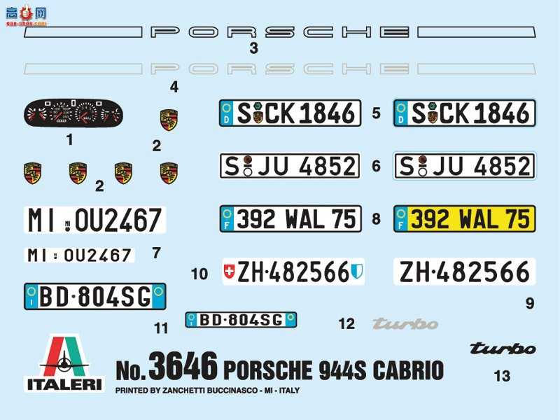  ITALERI ܳ 3646 ʱ944S -