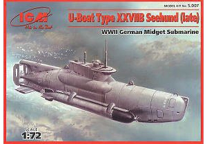 ICM S007 ս¹СǱͧ U-Boat Type XXVIIBSeehundڣ