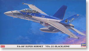长谷川 战斗机 00389 F/A-18F 超级大黄蜂 VFA-213 黑狮