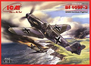 ICM 战斗机 48102 二战德军战斗机 梅塞施密特 Bf 109F-2